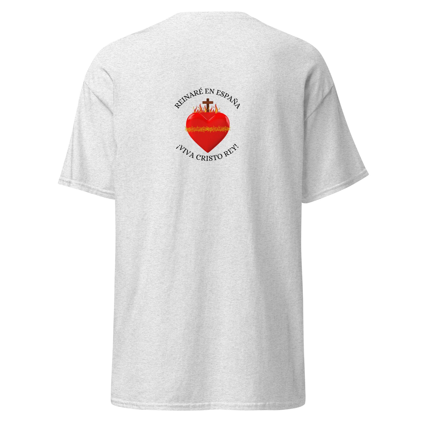 Camiseta Corazón & Viva Cristo Rey ESP (tonos claros)