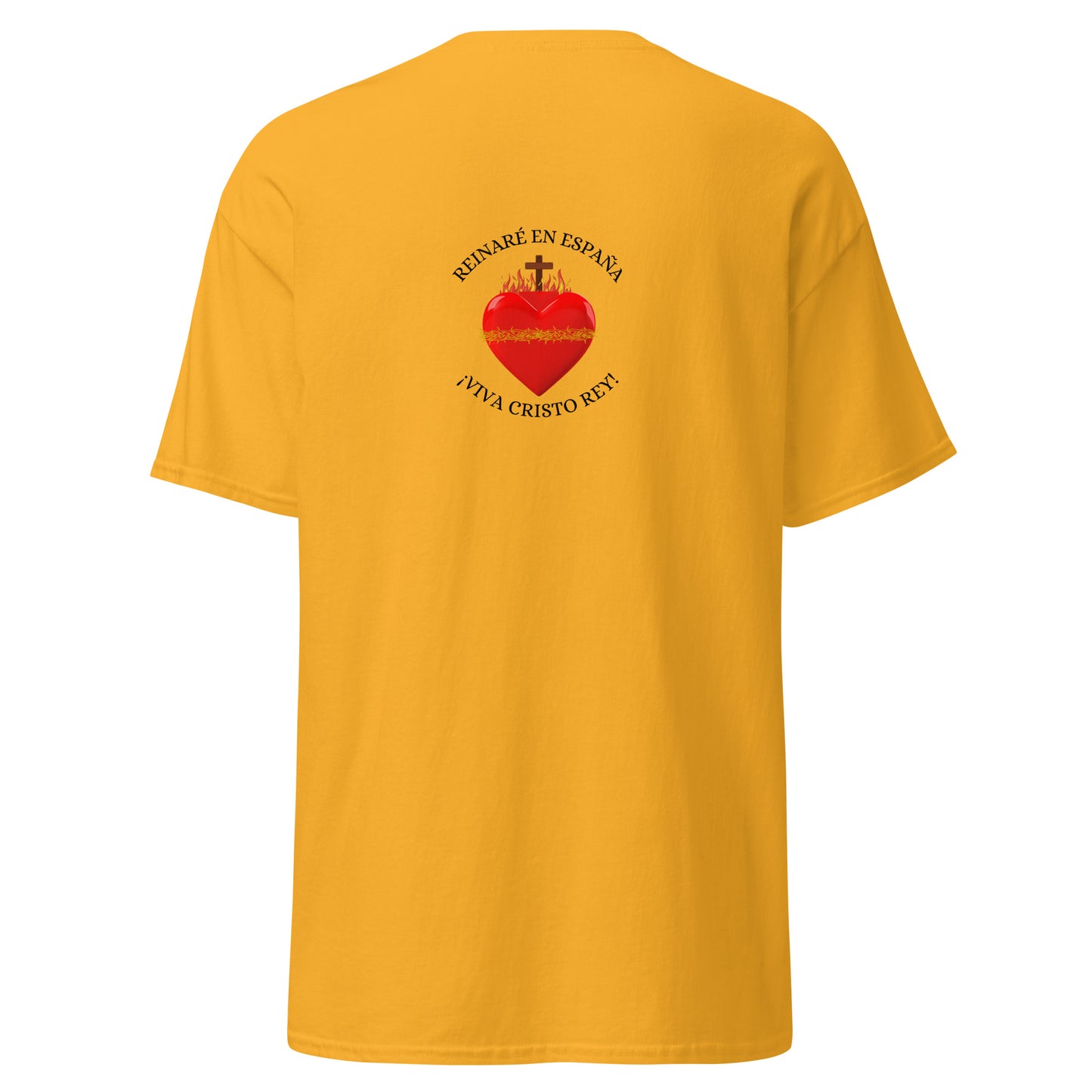 Camiseta Corazón & Viva Cristo Rey ESP (tonos claros)