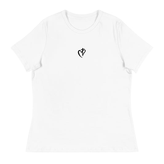 Camiseta Women Corazón + Viva Cristo Rey